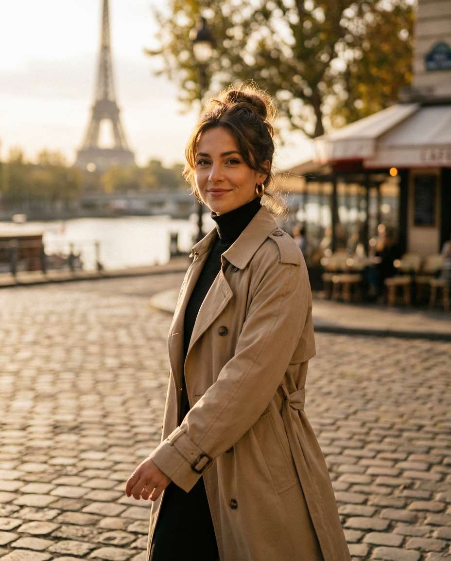 Paris Golden Hour Walk (before)