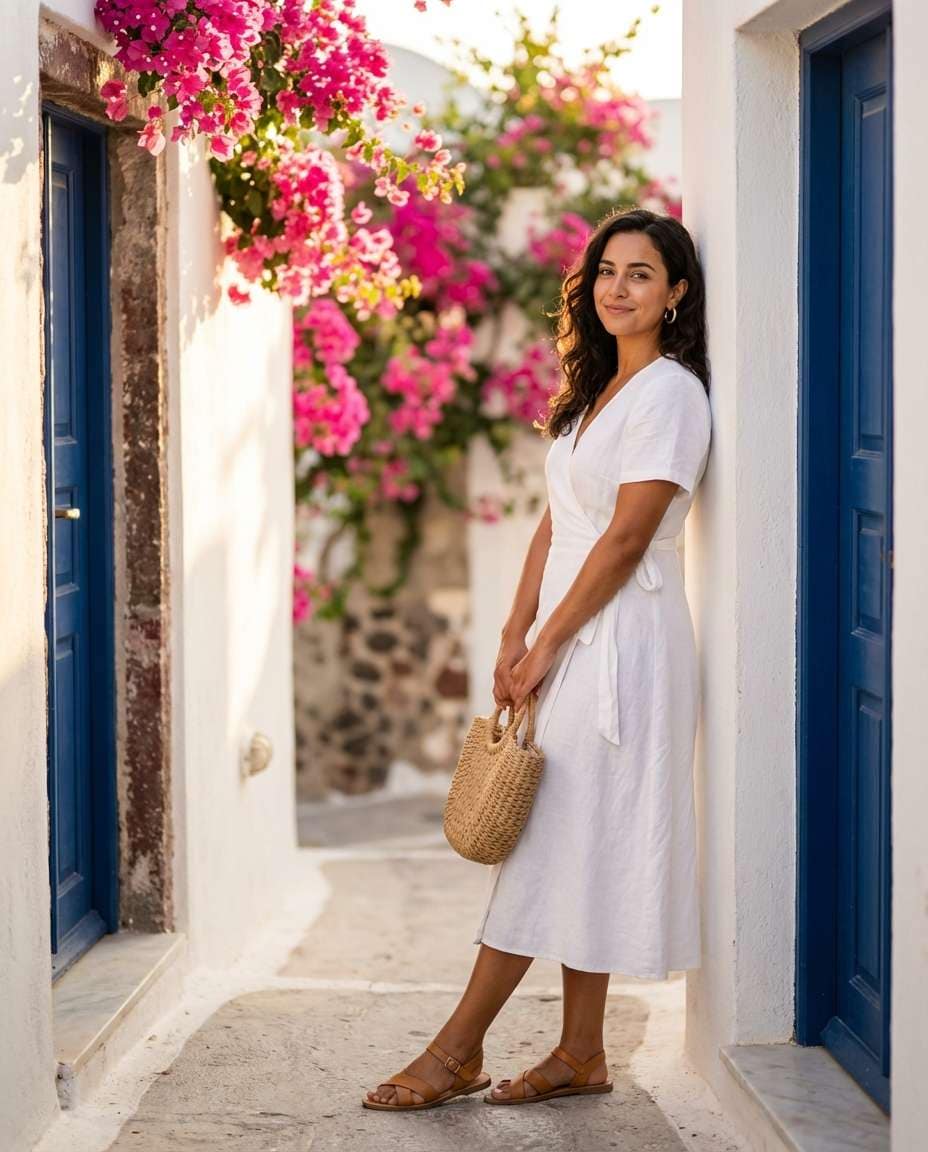 Santorini Alley Glow (before)